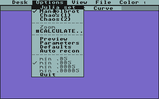 Fractal Chaos atari screenshot